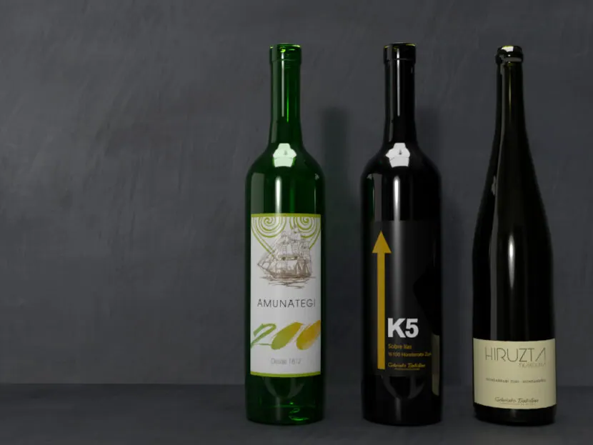 BIOLID viste de etiqueta el Txakoli de Getaria.