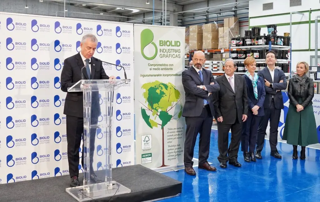 Inauguración oficial de la planta de BIOLID en Basauri.