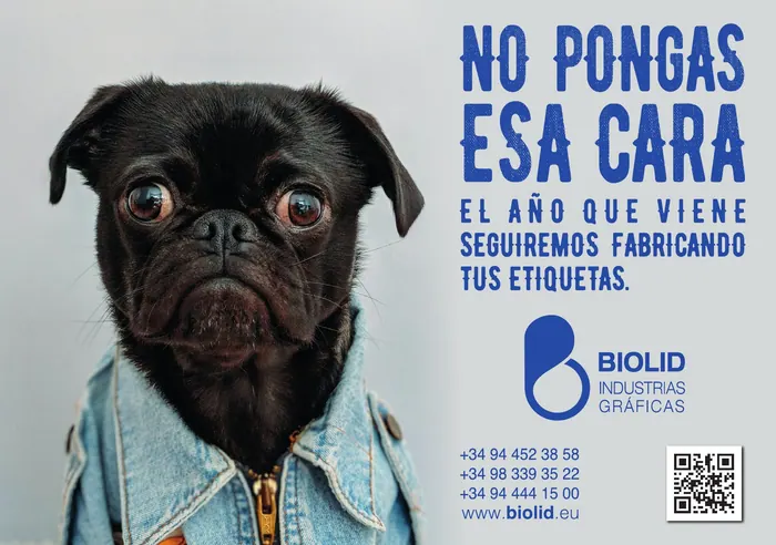 No pongas esa cara: el año que viene seguiremos fabricando tus etiquetas
